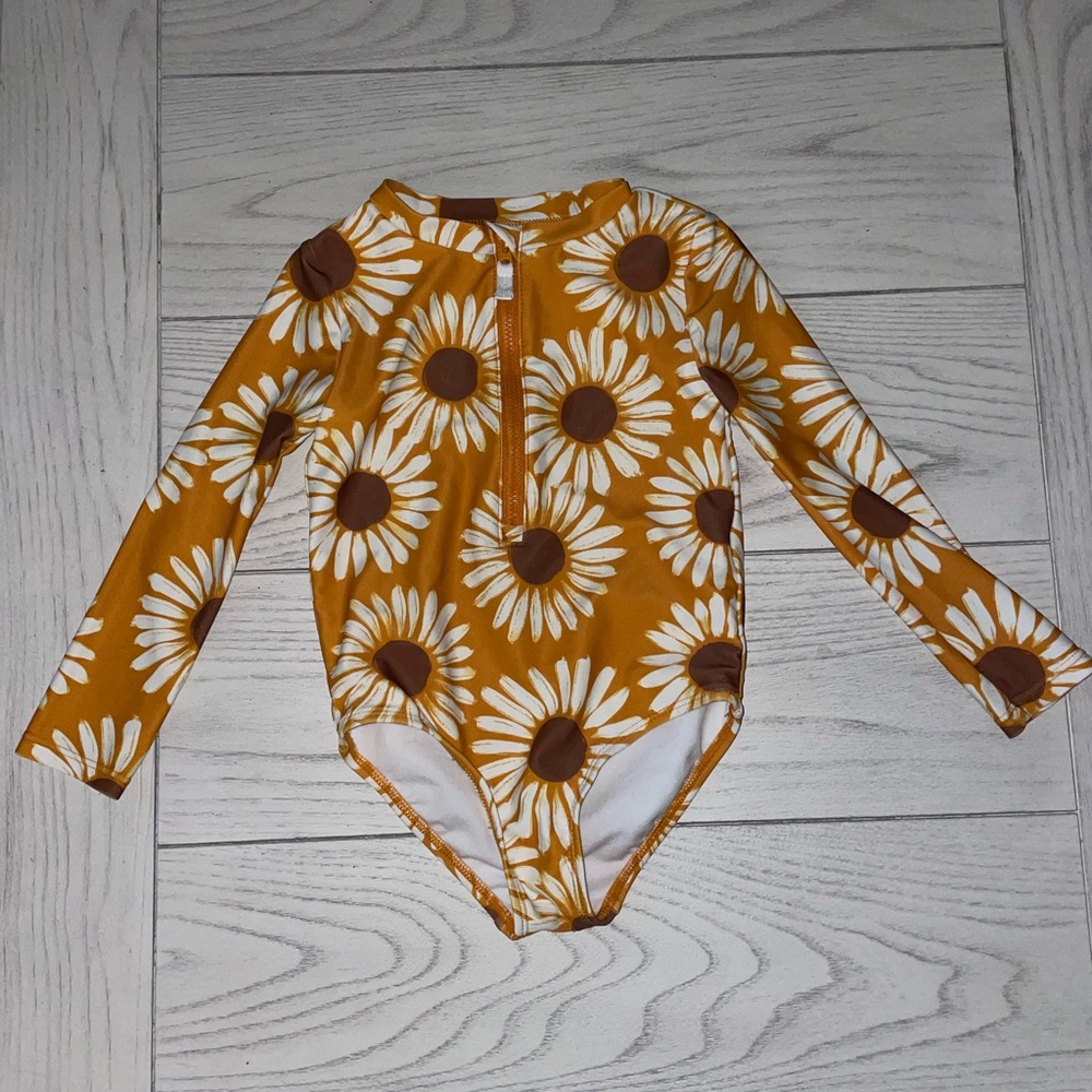 Carters sunflower bathing suit